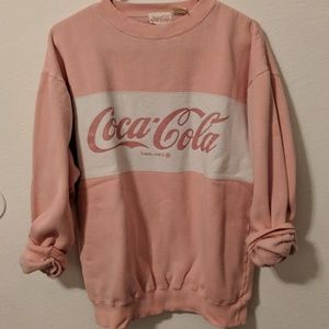 pink coca cola hoodie